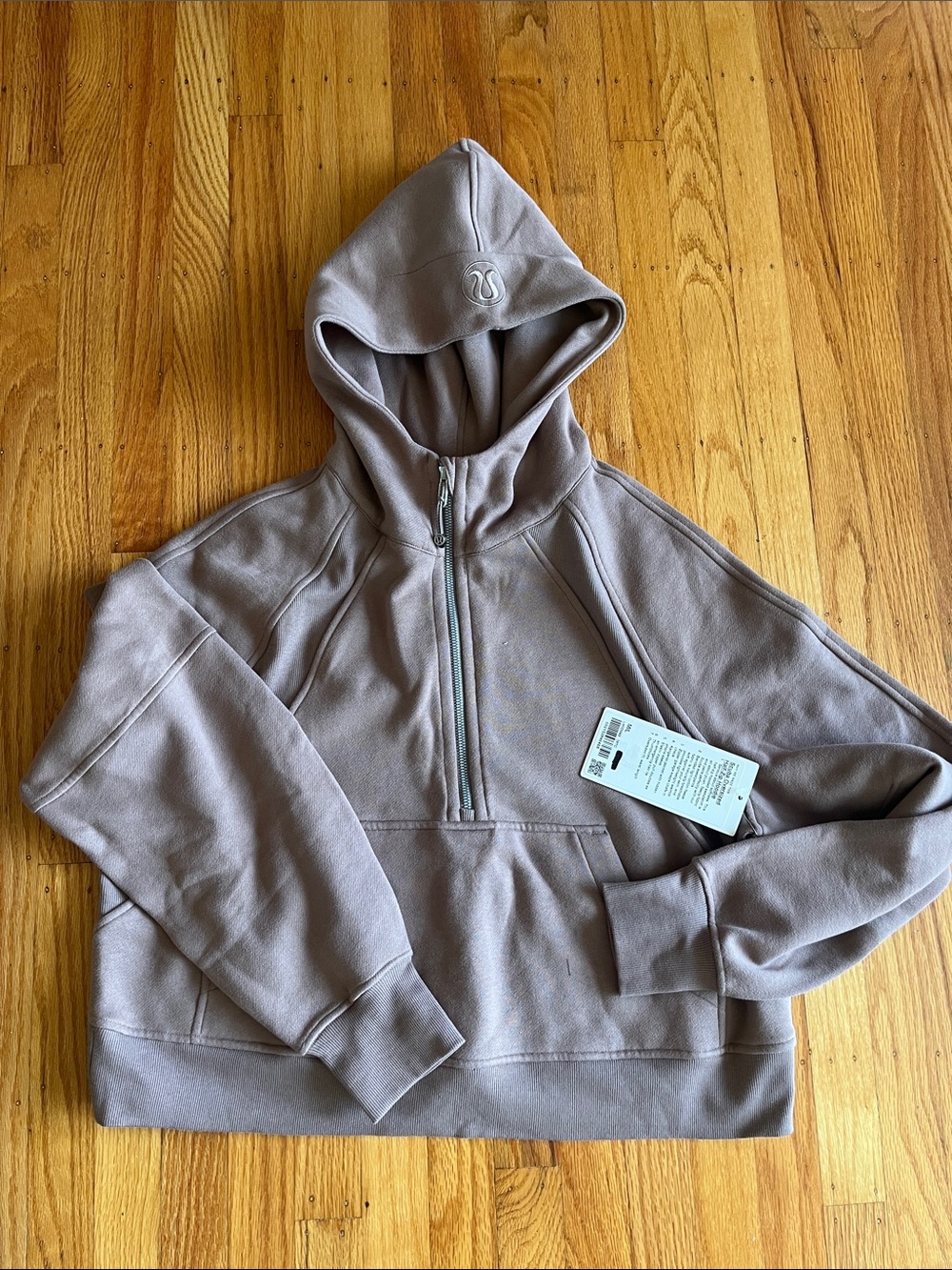 lululemon athletica Scuba Half-Zip Hoodie - Mauve Taupe